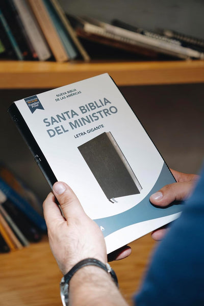 Biblia del Ministro NBLA - Leathersoft Negra, Letra Gigante