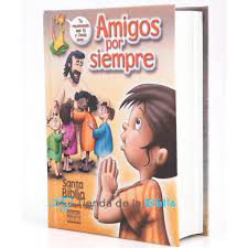 Biblia Amigos por Siempre RVR Color Blanco Con Ayudas Digitales