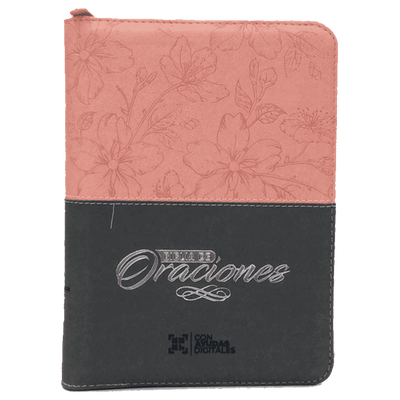 Biblia de Oraciones RVR Letra mediana Color Rosado Con Ayudas Digitales