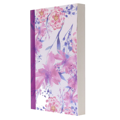 Biblia Misionera RVR Letra pequeña Flores Morado