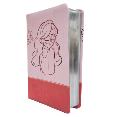BIBLIA VALIOSA TLA066 LGP PJR ROSADO-ROJO CANT PLAT VALIOSA