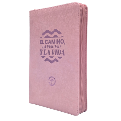 BIBLIA EL CAMINO, LA VERDAD Y LA VIDA COLOR ROSADO EN VERSIÓN TLA