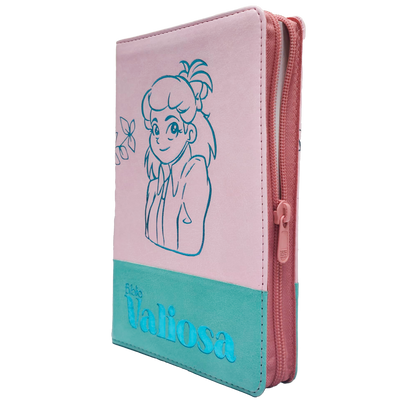 BIBLIA VALIOSA TLA066 LGP PJR ROSADO-VERDE CANT PLAT VALIOSA