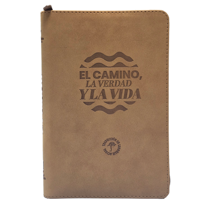 BIBLIA EL CAMINO, LA VERDAD Y LA VIDA COLOR CAFÉ EN VERSIÓN TLA