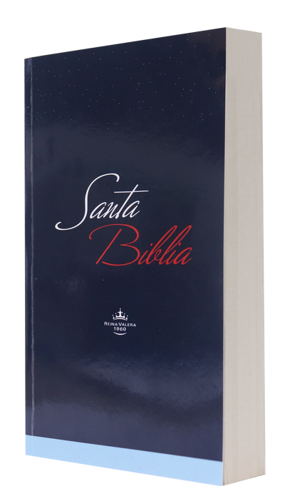 Biblia Misionera RVR Letra pequeña Color Azul Rojo