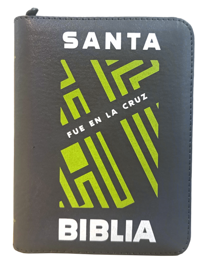 Biblia Reina Valera 1960 Letra pequeña Color Gris Con Ayudas Digitales