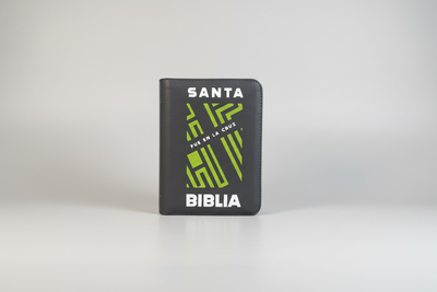 Biblia Reina Valera 1960 Mini Bolsillo Letra pequeña Color Gris Con Ayudas Digitales