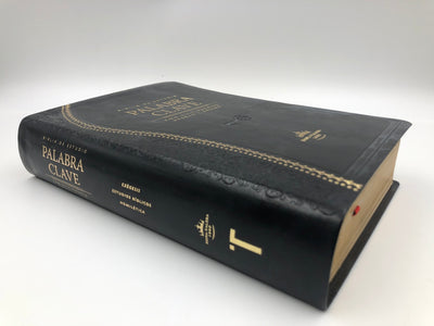 Biblia de Estudio Palabra Clave RVR60 – Piel Especial Negro