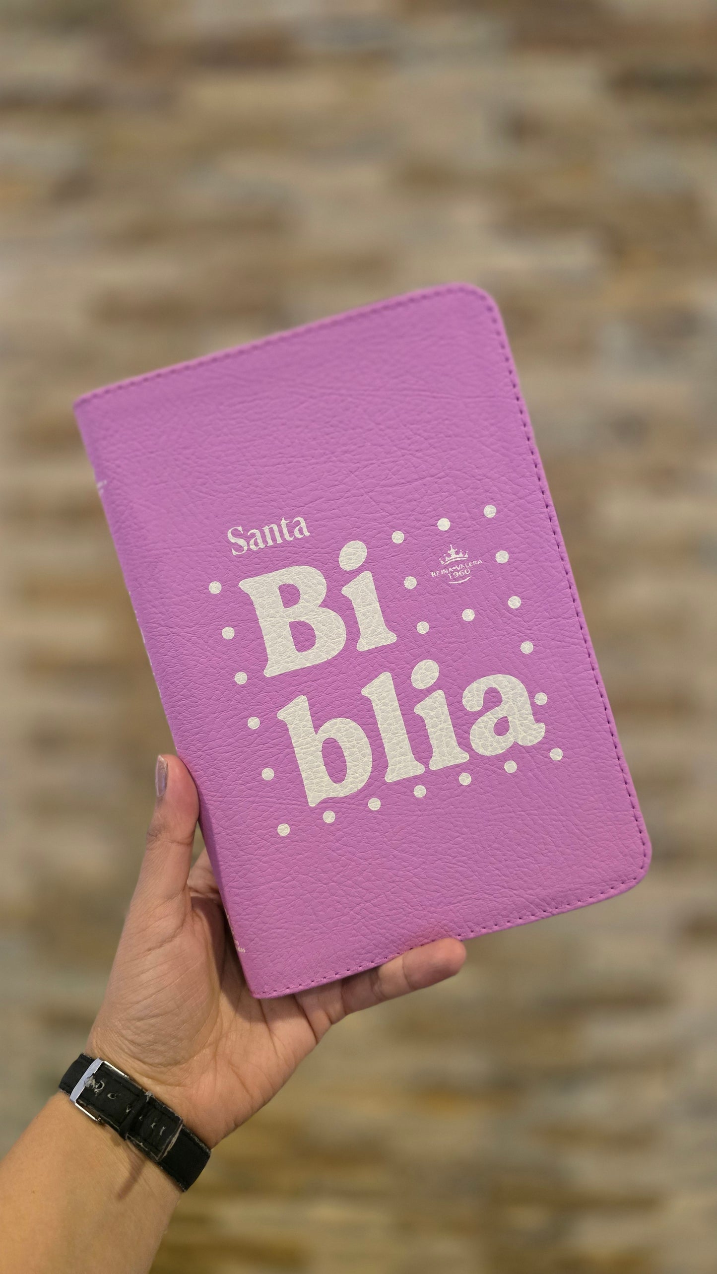 BIBLIA RVR065ueZ MORADA SCREEN CANTO BLANCO