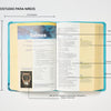 Biblia Visual de Estudio para Niñas NBLA - Imitación Piel Turquesa