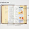 Biblia Visual de Estudio para Niños NBLA - Imitación Piel Café