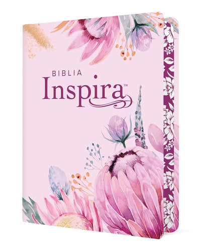 Biblia Inspira NTV con Filament | Edición Rosada Floral