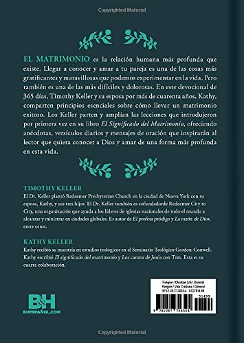 Significado Del Matrimonio 365 devocionales para parejas