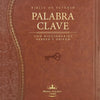 Biblia de Estudio Palabra Clave RVR60 – Piel Especial Marrón