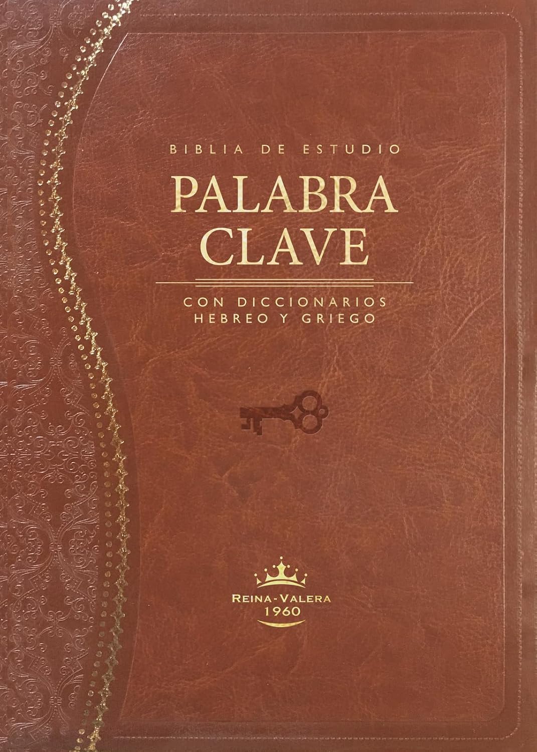 Biblia de Estudio Palabra Clave RVR60 – Piel Especial Marrón