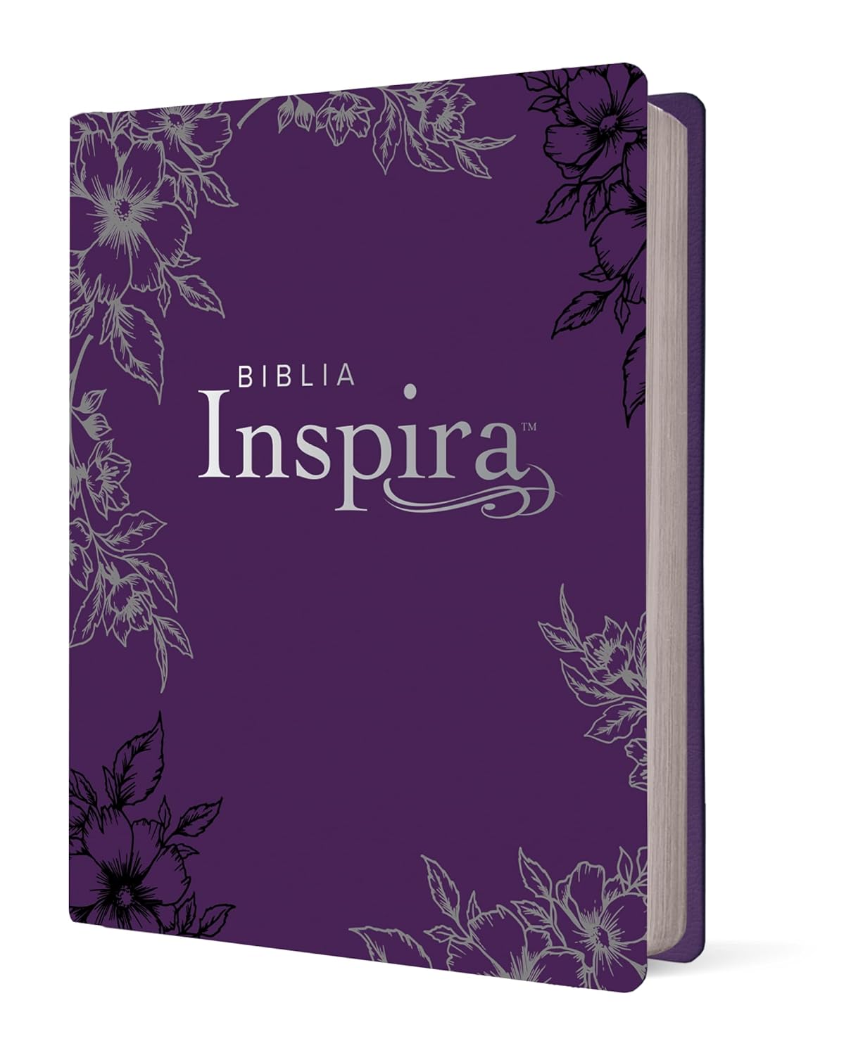 Biblia Inspira NTV con Filament | Tapa dura SentiPiel Lavanda