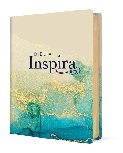 Biblia Inspira NTV con Filament | Tapa dura SentiPiel Oro