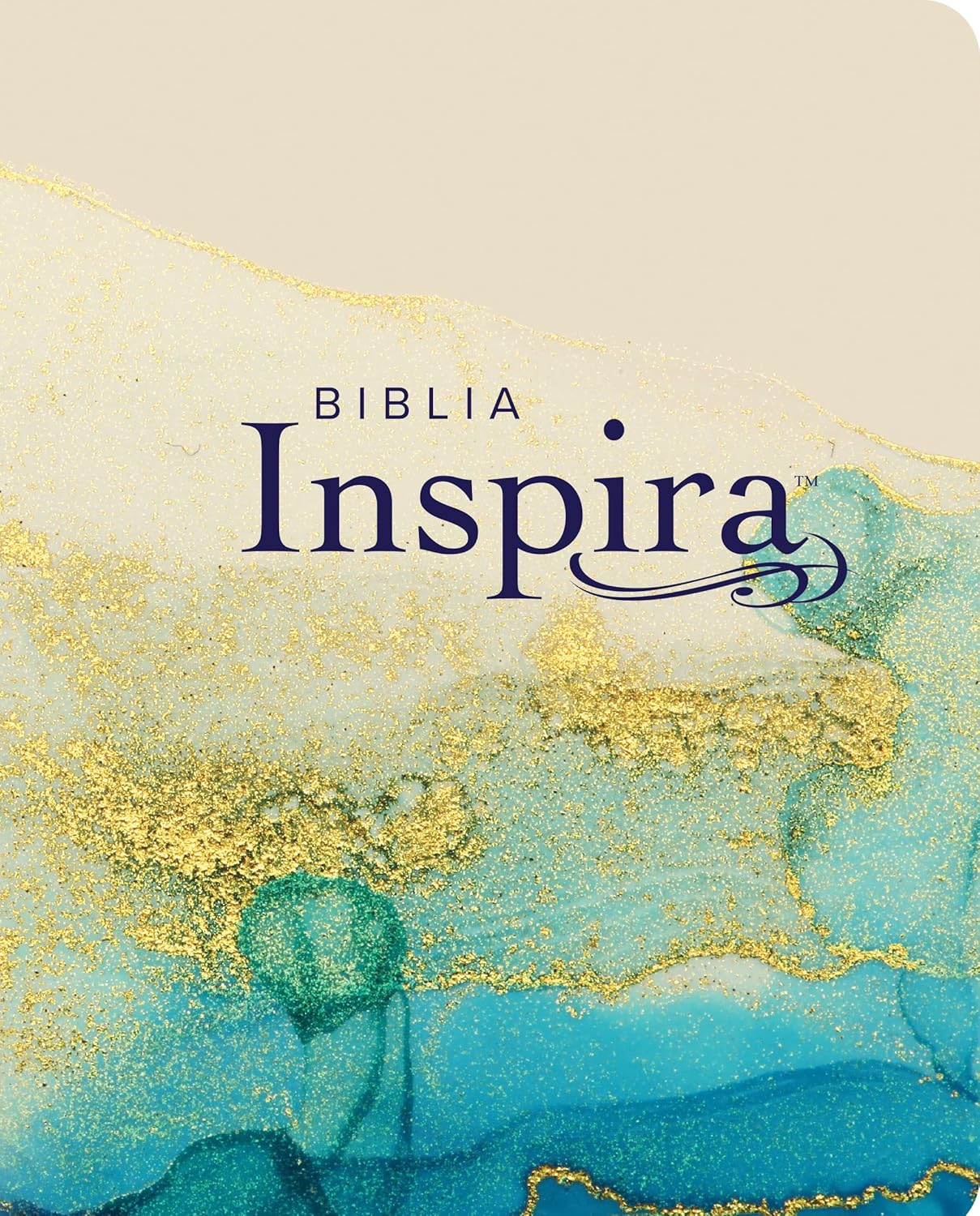 Biblia Inspira NTV con Filament | Tapa dura SentiPiel Oro