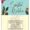 Biblia Reina Valera 1960 Edición Artística Tapa Dura Tela Floral
