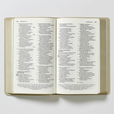 Biblia congregacional letra grande beige NBLA