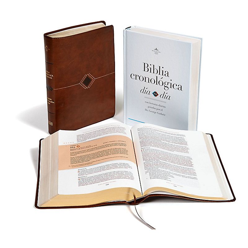 BIBLIA CRONOLOGICA DÍA POR DÍA MARRÓN RVR1960