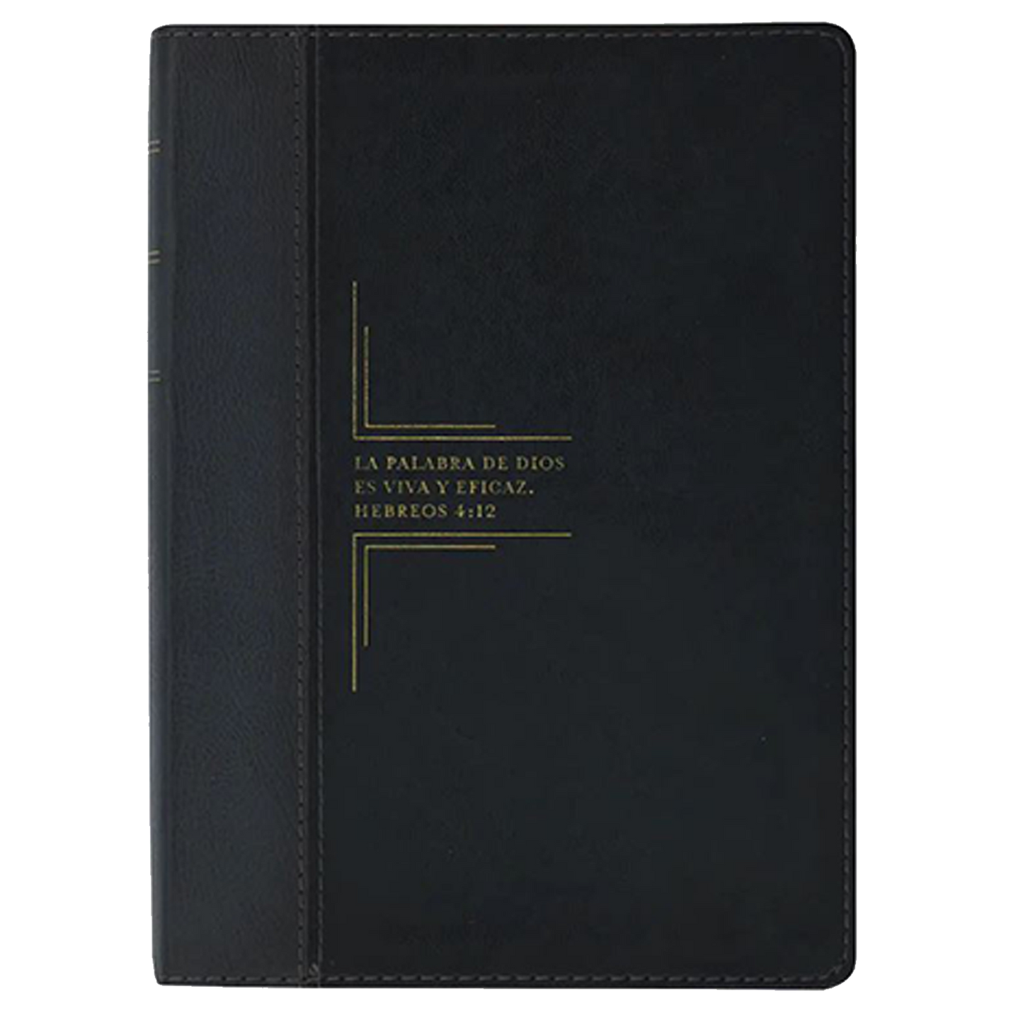 BIBLIA RVR60 ESTUDIO DIARIO VIVIR COLOR NEGRO-ÓNIICE LETRA GRANDE