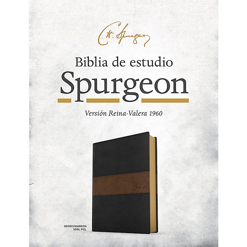 BIBLIA DE ESTUDIO SPURGEON NEGRO - MARRÓN RVR1960