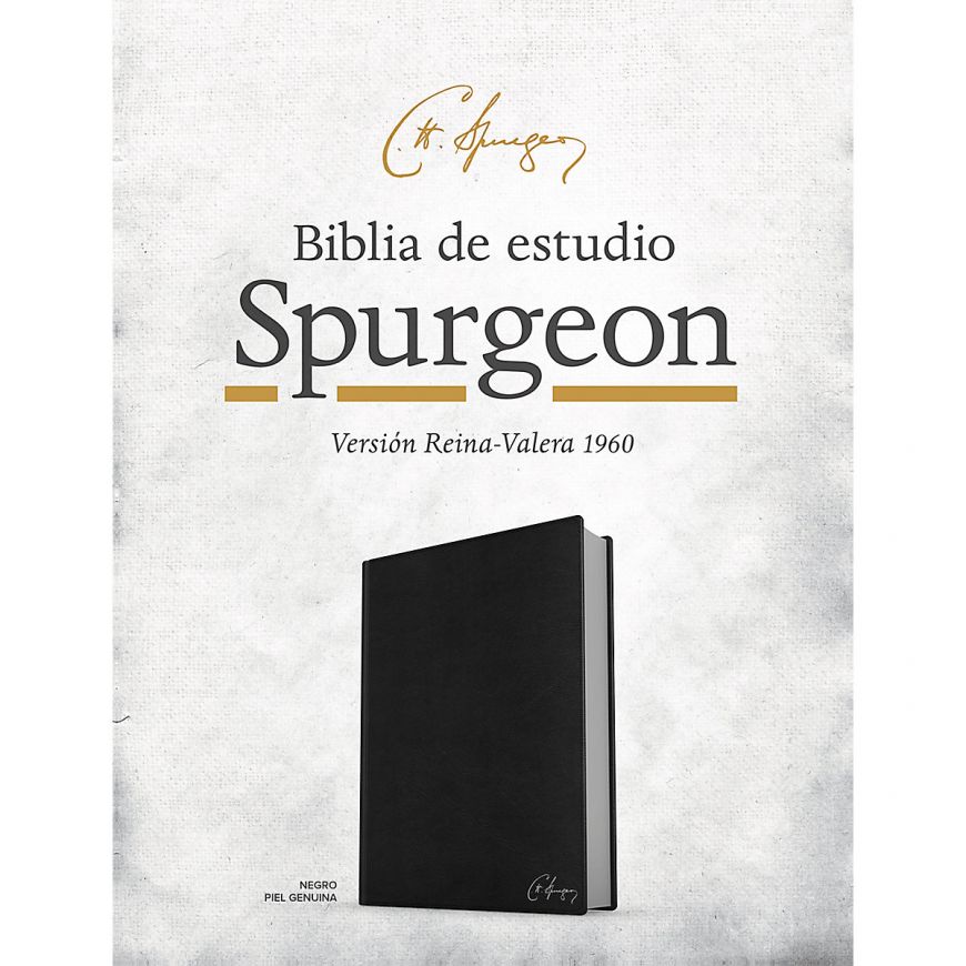 BIBLIA DE ESTUDIO SPURGEON NEGRO RVR1960