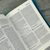 BIBLIA TLA.45ZLM IMITACIÓN PIEL AZUL AGUA MARINA CON CIERRE