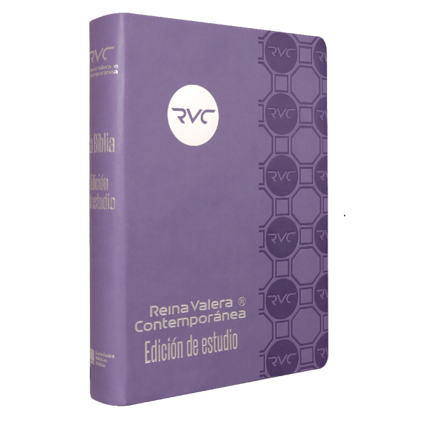 BIBLIA RVC085EEC DE ESTUDIO LILA