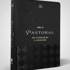 BIBLIA DE ESTUDIO RVC086cLG PJR PASTORAL CEREMONIAS Y SERMONES IMITACIÓN PIEL NEGRO