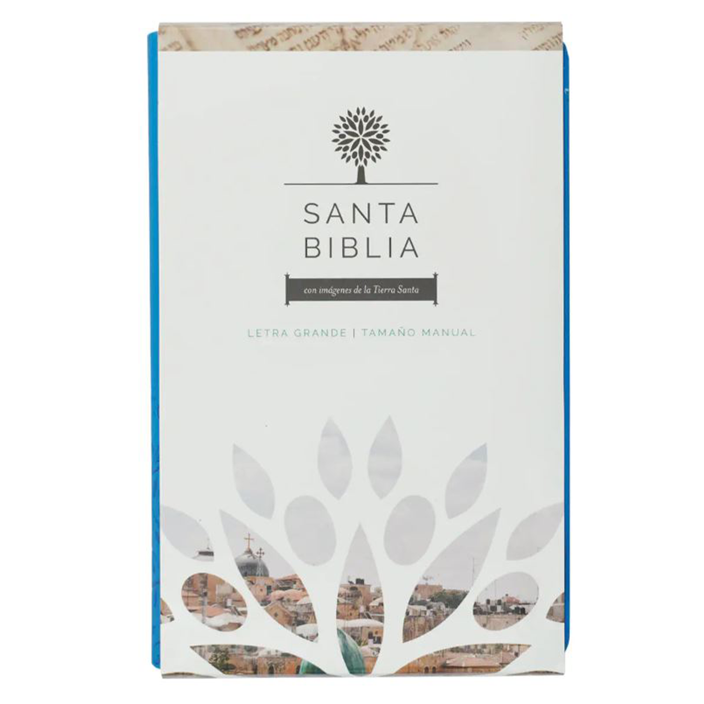 BIBLIA RVR60 IMITACIÓN PIEL AZUL LETRA GRANDE