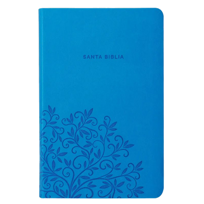 BIBLIA RVR60 IMITACIÓN PIEL AZUL LETRA GRANDE