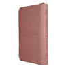 Biblia RVR Vive La Palabra Letra Grande con Cierre y Herramientas Digitales Color Rosado con Fucsia