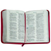 Biblia RVC Letra mediana Color Fucsia Con Ayudas Digitales Con Cierre