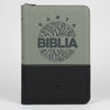 Biblia RVR60 Letra Grande 12 pts con Recursos Digitales - Color Negro y Gris