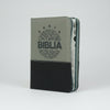 Biblia RVR60 Letra Grande 12 pts con Recursos Digitales - Color Negro y Gris