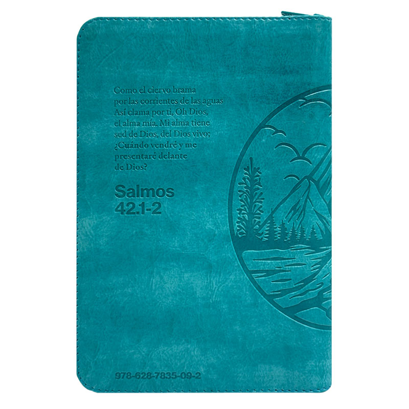 BIBLIA DE ORACIONES TLA66LG PJR AGUA MARINA - CANT PLAT