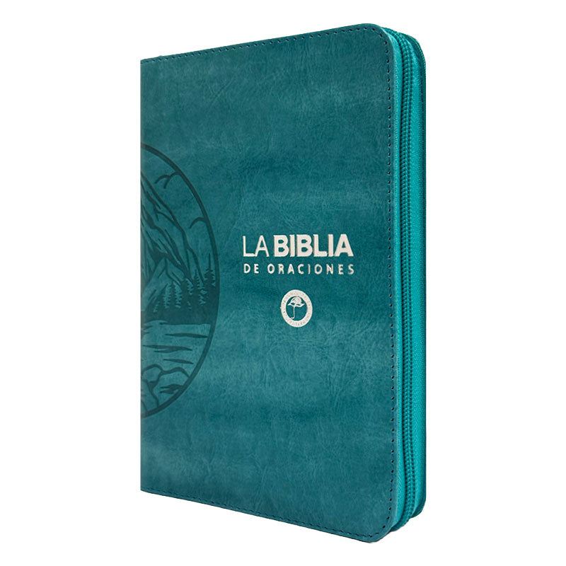 BIBLIA DE ORACIONES TLA66LG PJR AGUA MARINA - CANT PLAT