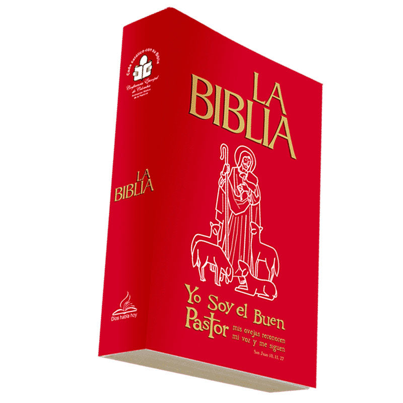 Biblia Misionera DHH Letra mediana Color Rojo