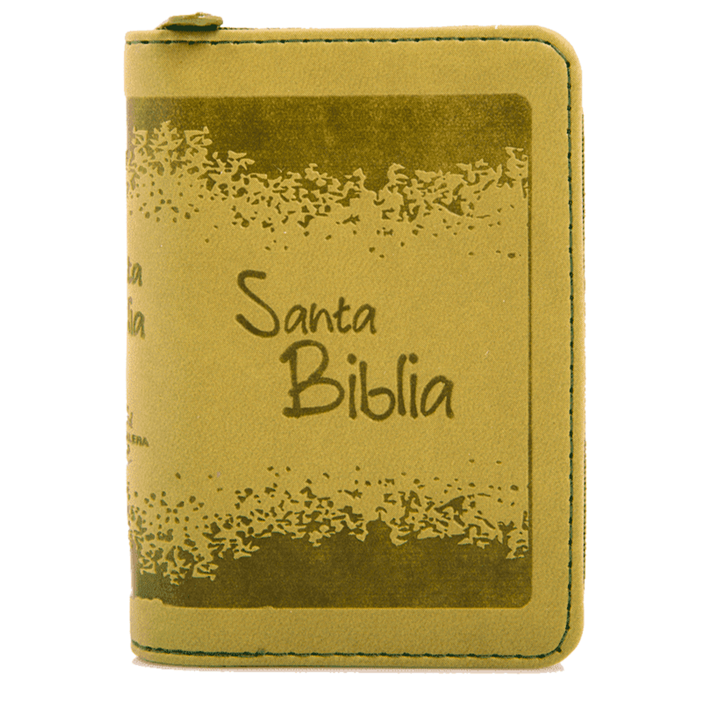 Biblia RVR Letra pequeña Color Verde Con Ayudas Digitales