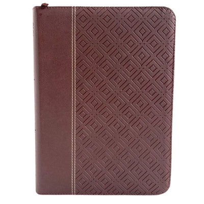 Biblia RVR Letra grande Color Vino Con Ayudas Digitales  Con Indice Perforado