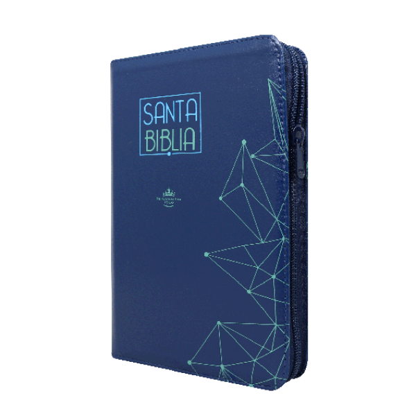 Biblia RVR60 Letra Grande 12 pts con Recursos Digitales - Color Azul