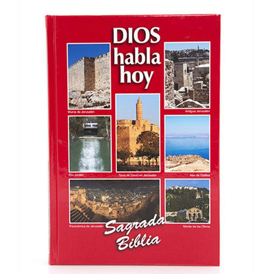 Biblia DHH Letra mediana Color Rojo  Con Indice Perforado