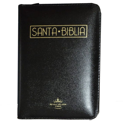 Biblia RVR Letra mediana Color Negro Con Ayudas Digitales