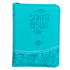 Biblia RVR Letra pequeña Color Azul Con Ayudas Digitales  Con Indice Perforado