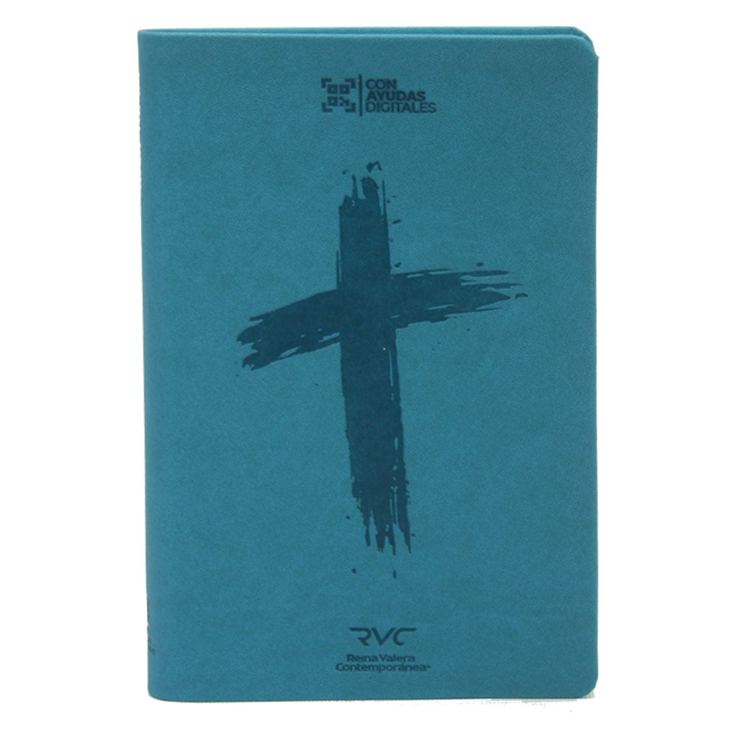 Biblia RVC Letra mediana Color Azul Con Ayudas Digitales