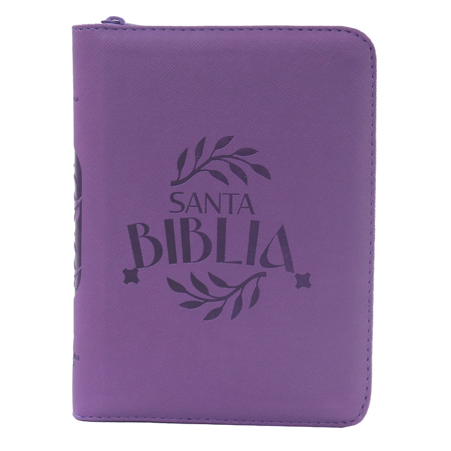 Biblia RVR Letra mediana Color Uva Con Ayudas Digitales