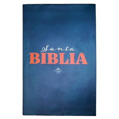 Biblia RVR Letra grande Color Azul Con Ayudas Digitales