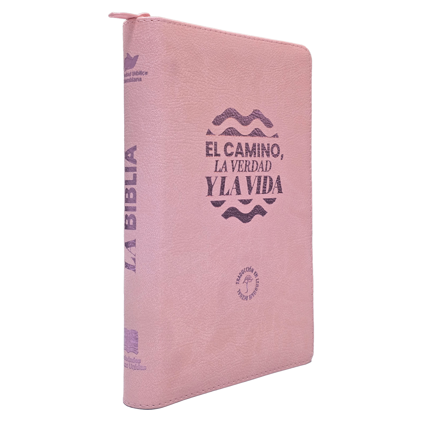 BIBLIA DEL NUEVO CREYENTE TLA066Z LGP PJR ROSADO CANT PLAT